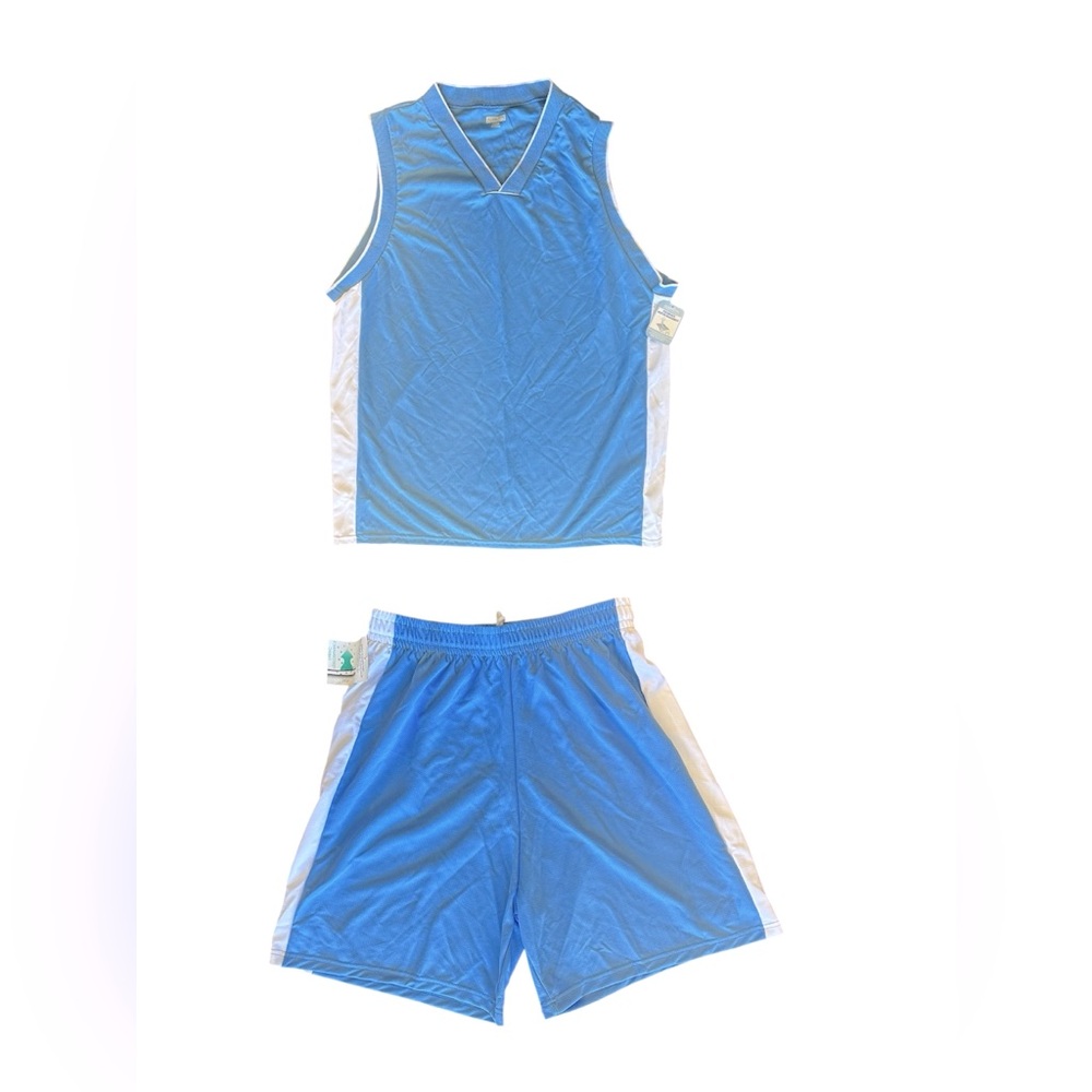 Augusta Sportswear Basketball Blue and White Athletic Set Men's -XL